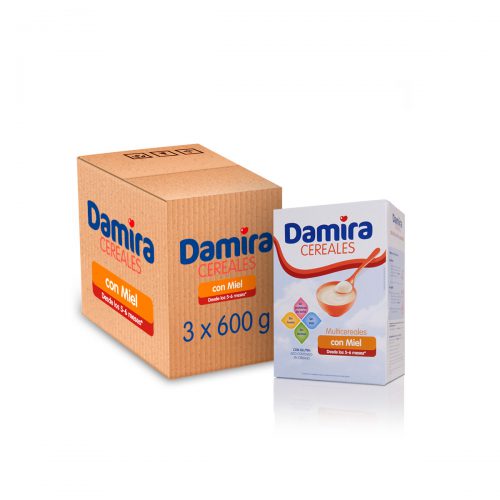 Tienda Damira - Damira Multicereales con miel - Caja de 3 unidades